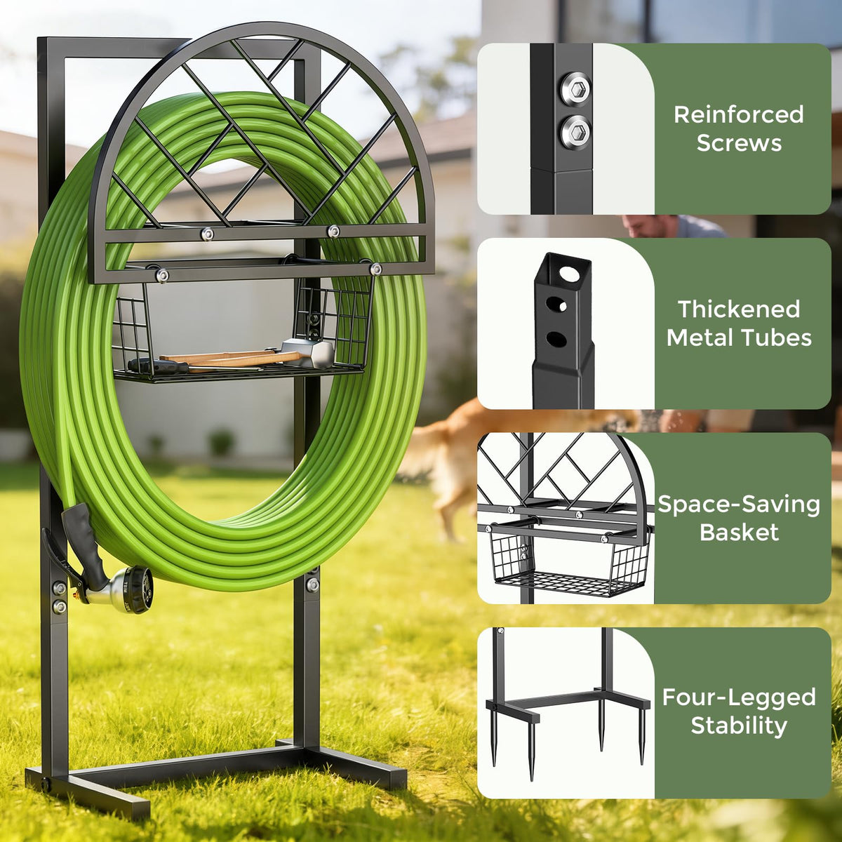 MLICAWU detachable design lets you relocate the stand quickly and save storage space