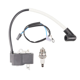 MLiong ignition coil for Husqvarna 130C closeup showing durable build for reliable starts