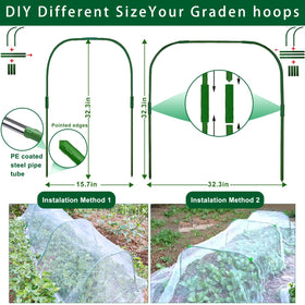 MLYKJ connectors enable easy DIY assembly for versatile hoop sizes.