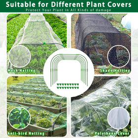 MLYKJ reusable grow tunnel frame promotes stable, year-round gardening.