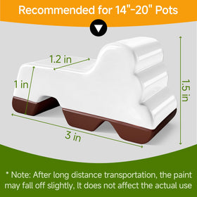 MMAIBAOLAI multifunctional risers protect floors and furniture surfaces.