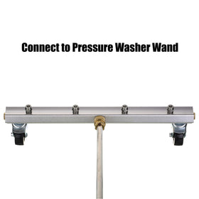 M MINGLE 45-degree angled wand enables access to tight undercarriage areas.