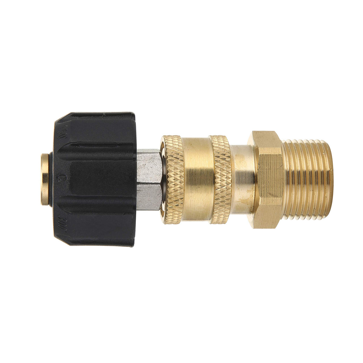 MMINGLE brass construction close-up shows durable, lead-free fittings