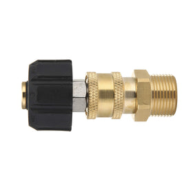 MMINGLE brass construction close-up shows durable, lead-free fittings