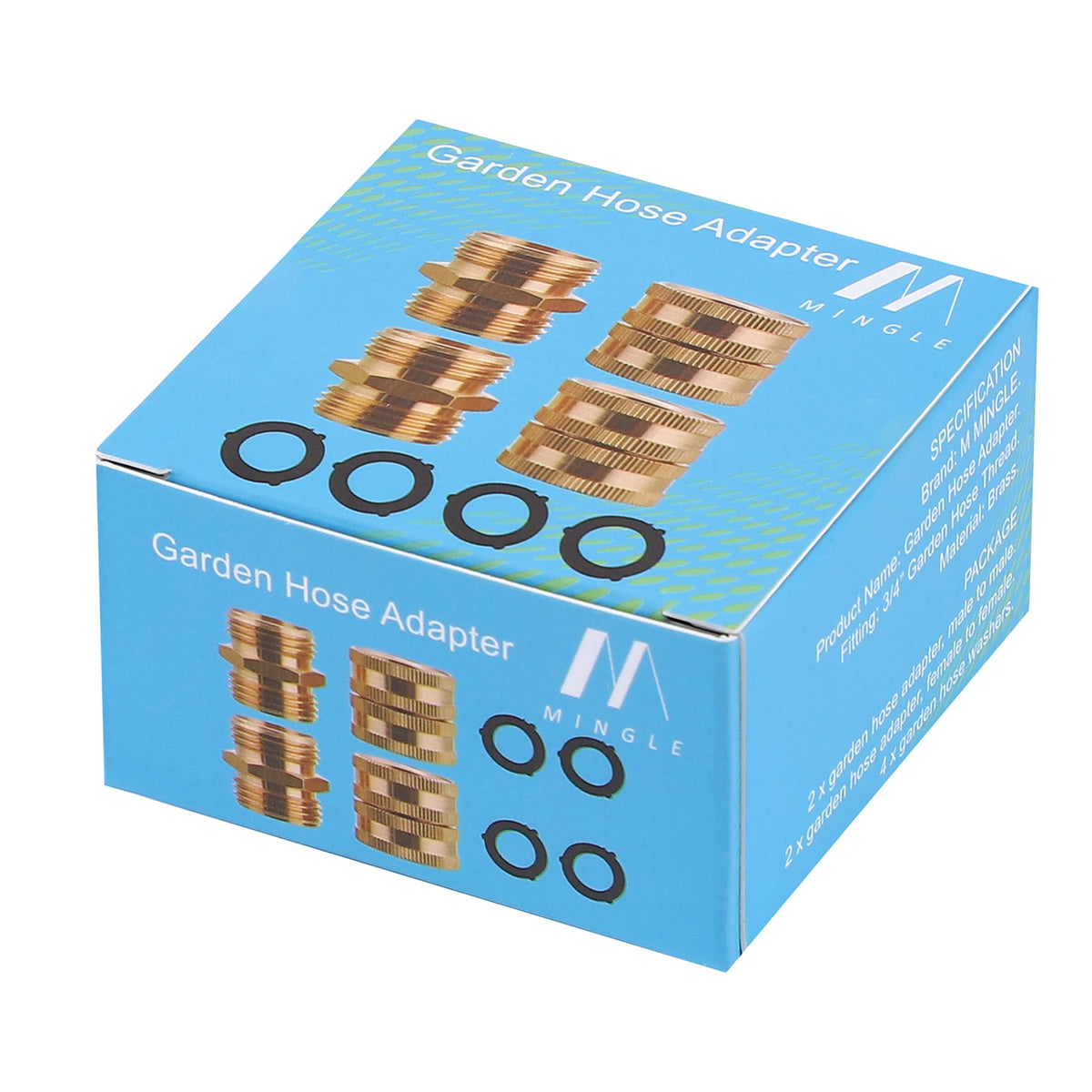 MMINGLE solid brass construction delivers outdoor durability