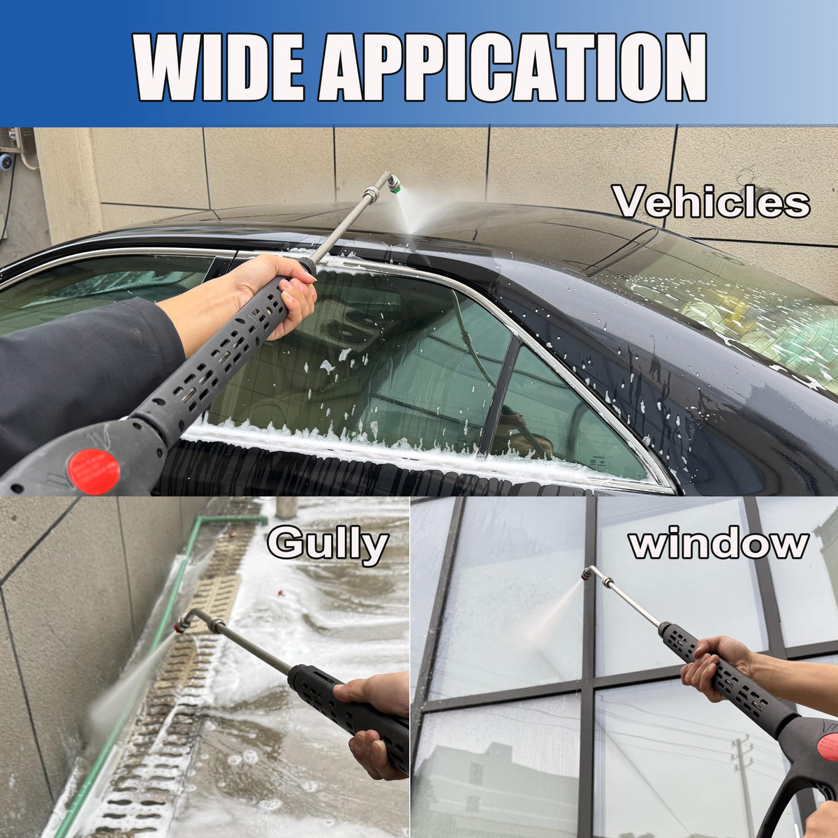 M MINGLE 17-inch extension pole adds length for gutters and soffits.