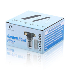M MINGLE sediment filtration helps protect pump and accessories