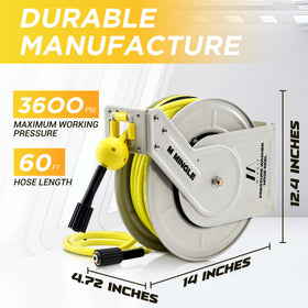 MMINGLE M22 connection provides broad compatibility with pressure washers.