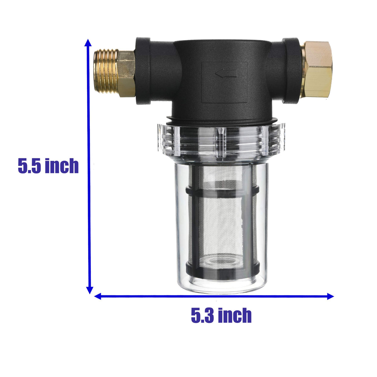 M MINGLE 3/4 inch GHT fittings enable quick, secure setup