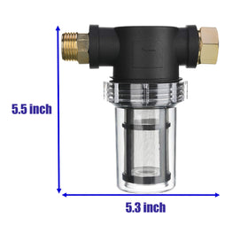 M MINGLE 3/4 inch GHT fittings enable quick, secure setup