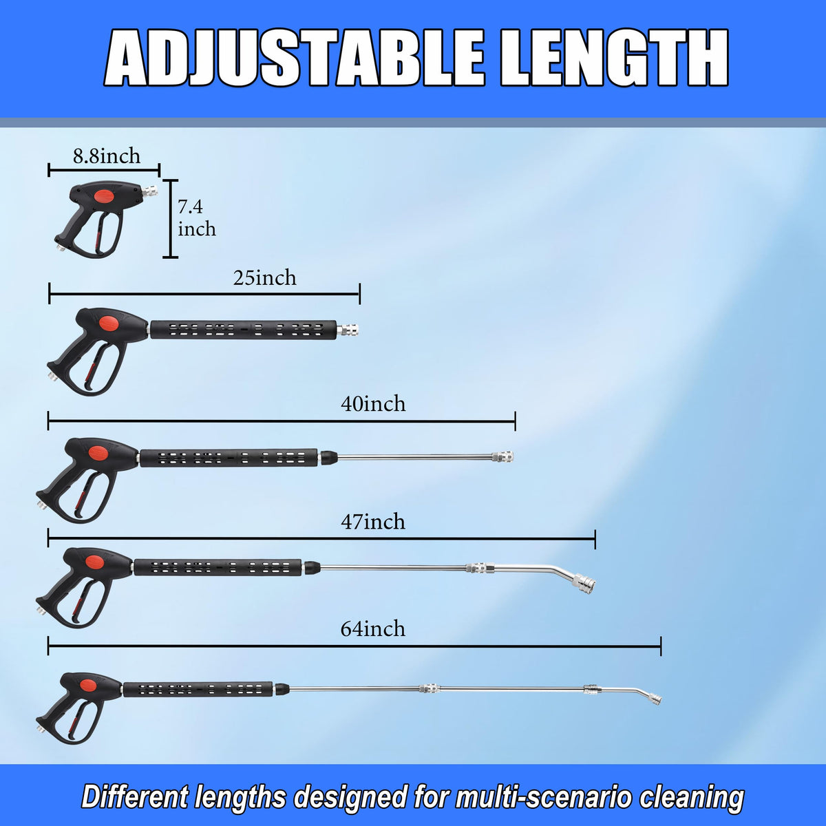 M MINGLE M22 14mm fitting compatible with multiple brands.