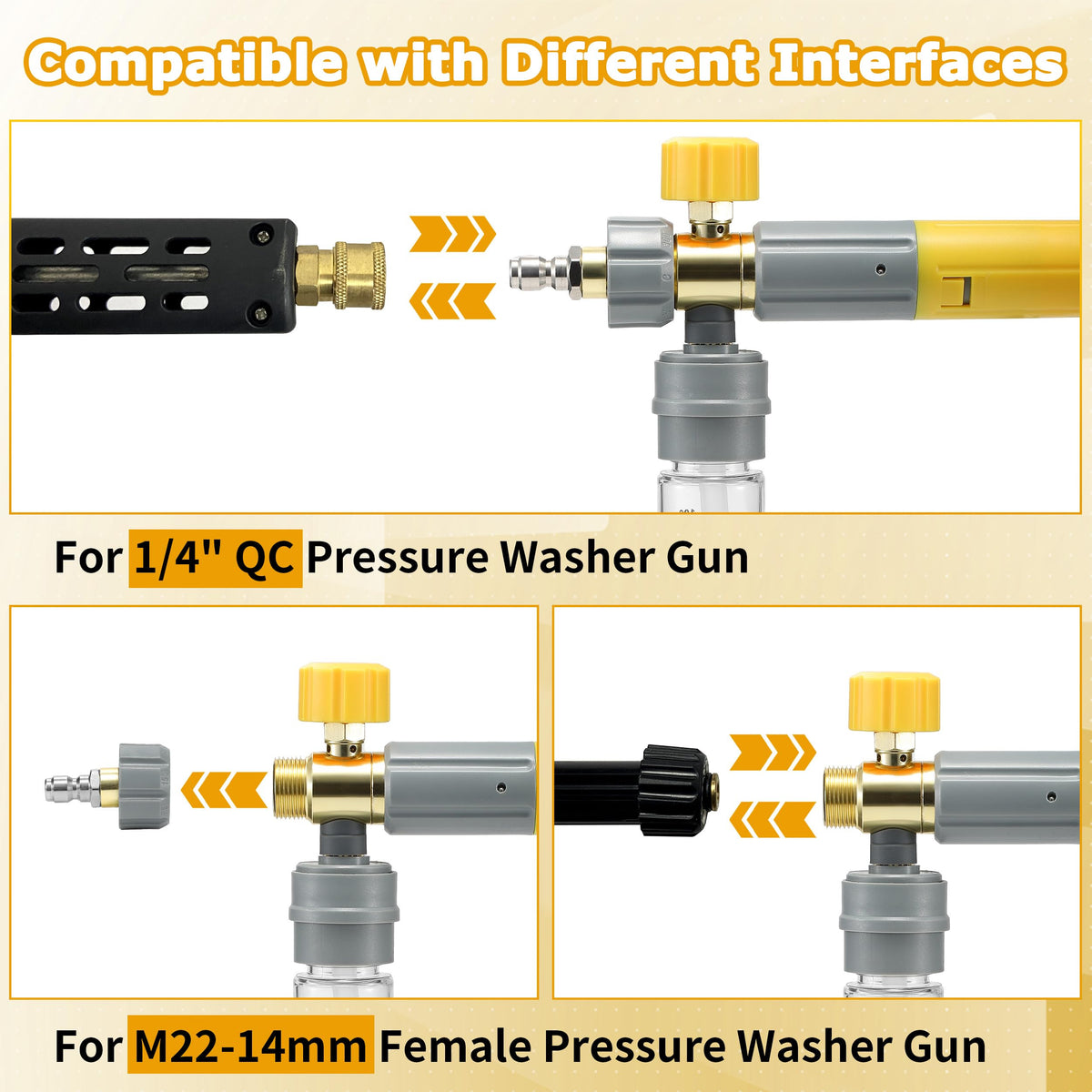 MMINGLE M22 fittings adapter supports flexible setup without extra parts.