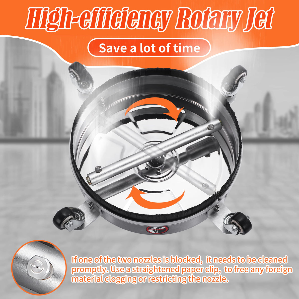 M MINGLE stainless steel construction for durable performance and long service life.