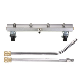 M MINGLE undercarriage cleaner kit ready for thorough underbody spray.