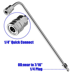 MMINGLE undercarriage cleaning attachment reaches tight spaces under vehicles.