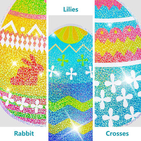 MNKXL Easter yard signs with dual stakes for stable outdoor display.