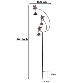 MNRYLKB hand-painted garden stake withstands weather and brightens yards