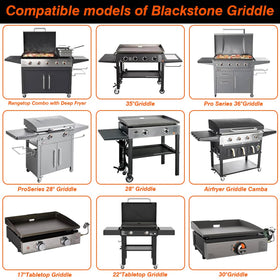 MOACOCK compatibility notes; choose the right size for Blackstone griddles