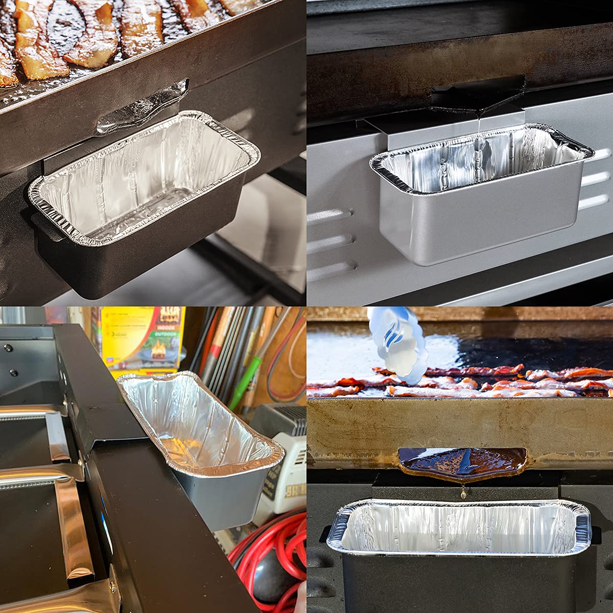 MOACOCK multi-use foil pans; for prep, storage, and serving