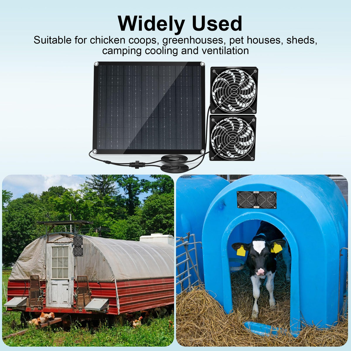 Moajerry weatherproof mesh protects animals while keeping airflow going.