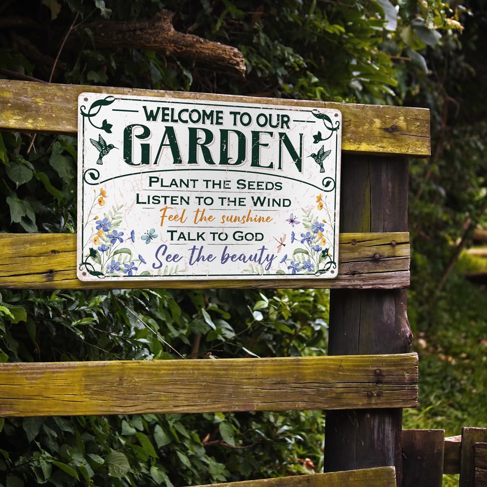 Moanlor Art Humorous garden sign adds charm to patios