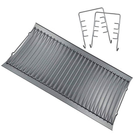 MOASKER ash pan 27inch for Char Griller, fits multiple models, eases ash collection.