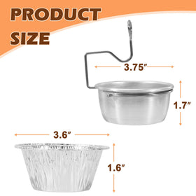 MOASKER drip pan liners in a 10-pack for quick cleanup