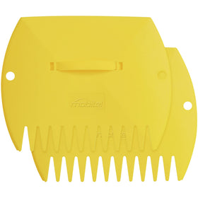 Mobitel Leaf Scoops hand rake with adjustable handle for comfortable yard cleanup.