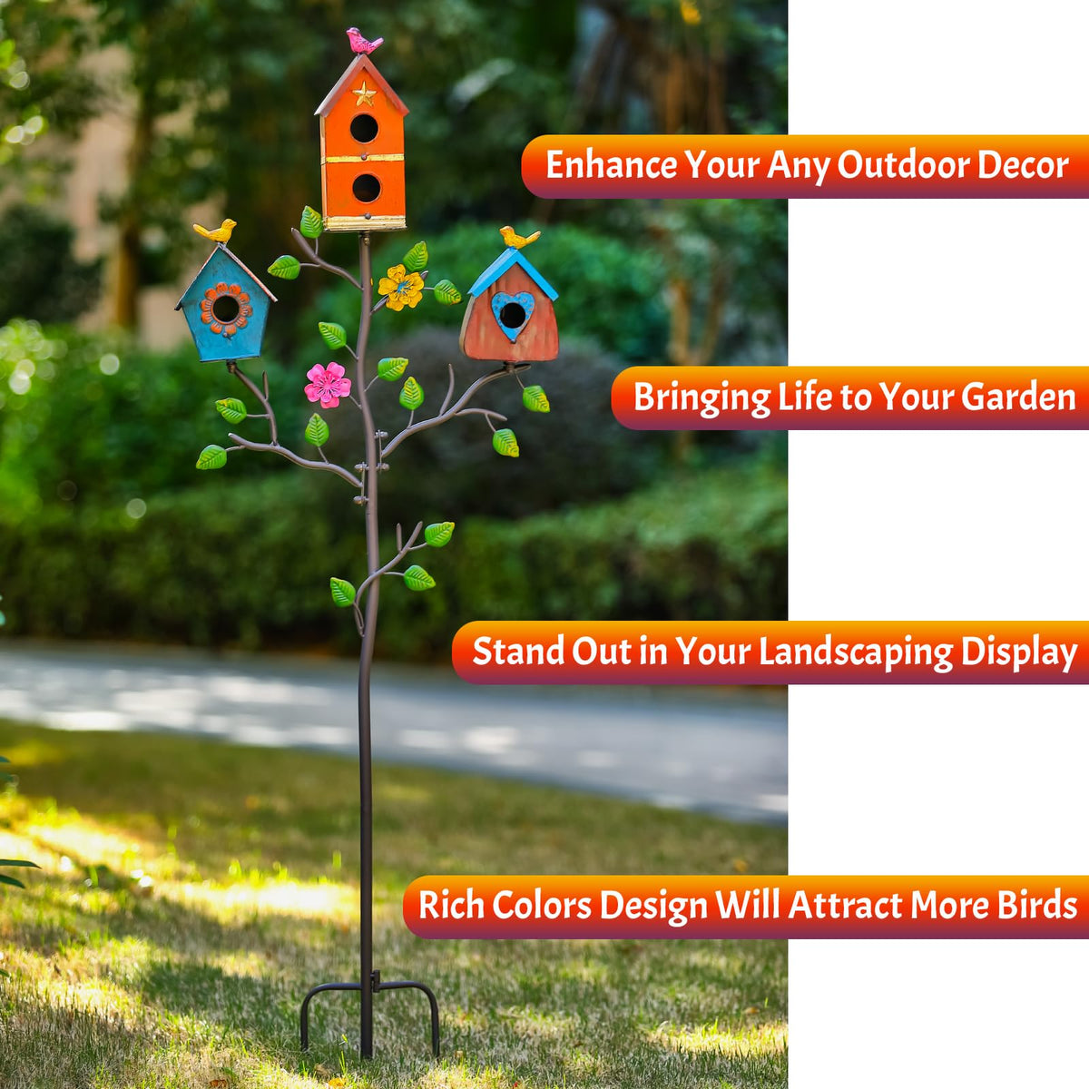 MOCOME large entry hole 1-5 inch ideal for welcoming small birds.