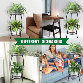 MOCORY stylish plant stand in balcony setting for plant showcase