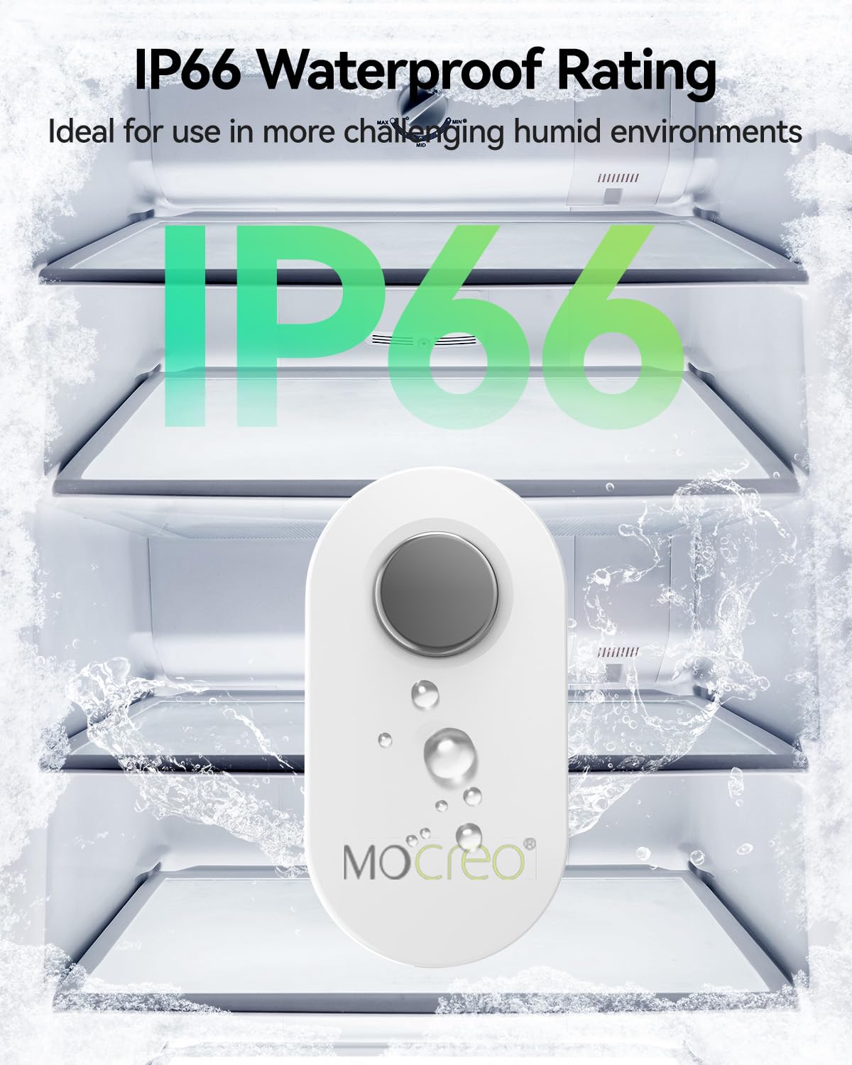 MOCREO long-range wireless connection up to 1640 feet for remote sites.