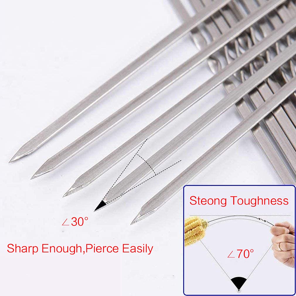 MOCUMEI skewers with smooth edges reduce risk during handling.