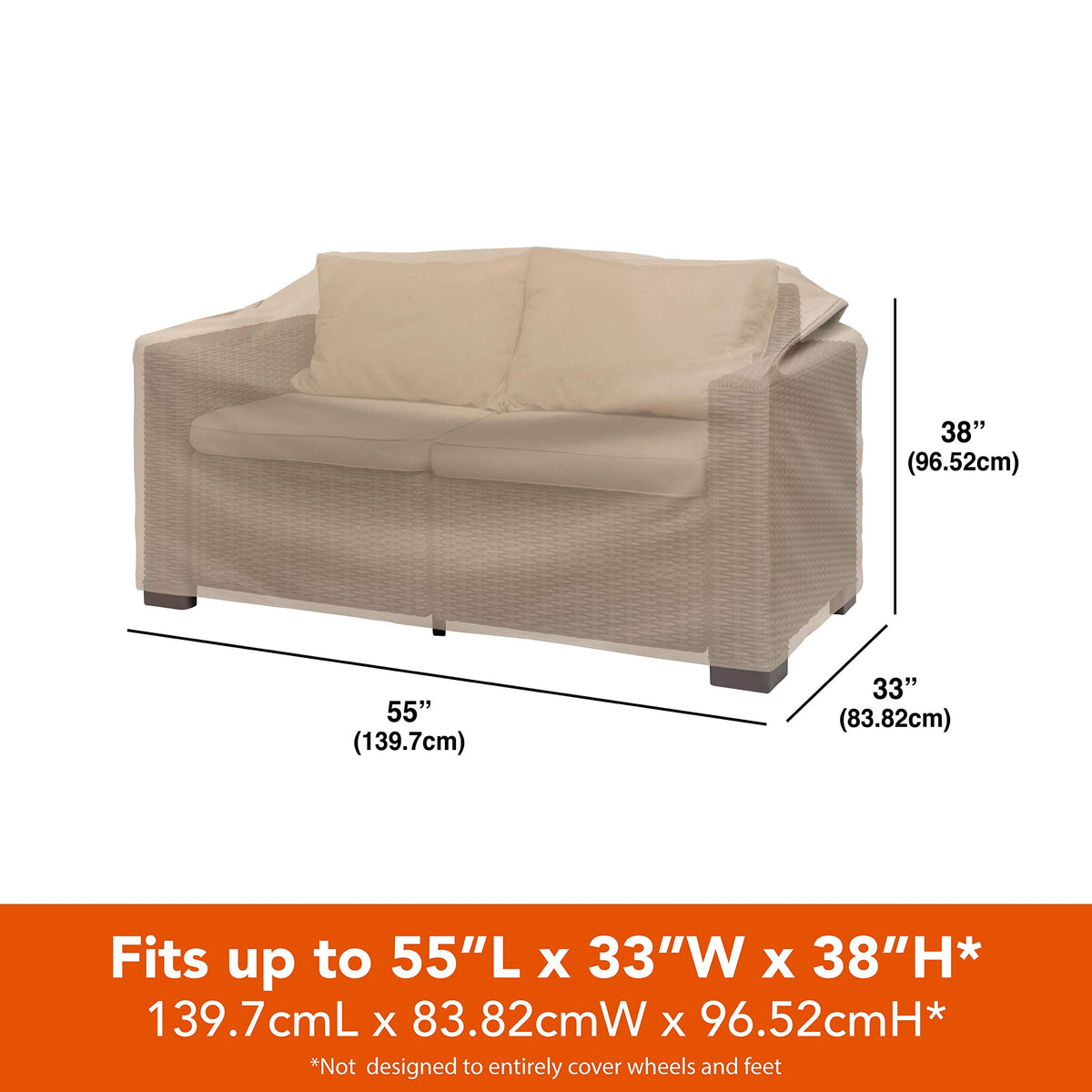 Modern Leisure Basics waterproof backing close-up keeps furniture dry during rain