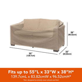 Modern Leisure Basics waterproof backing close-up keeps furniture dry during rain