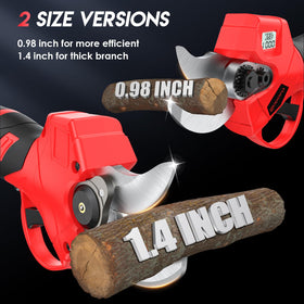 MODOFO brushless 450W motor powers thick branches and delicate foliage