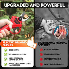MODOFO batteries charging for extended pruning sessions