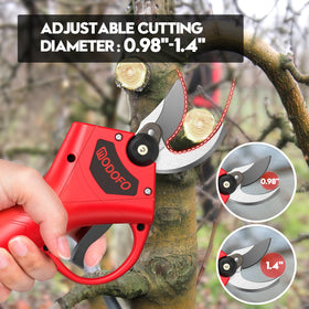 MODOFO lightweight design reduces fatigue during pruning