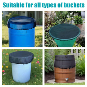 MODOSON rain barrel mesh prevents leaves and debris.