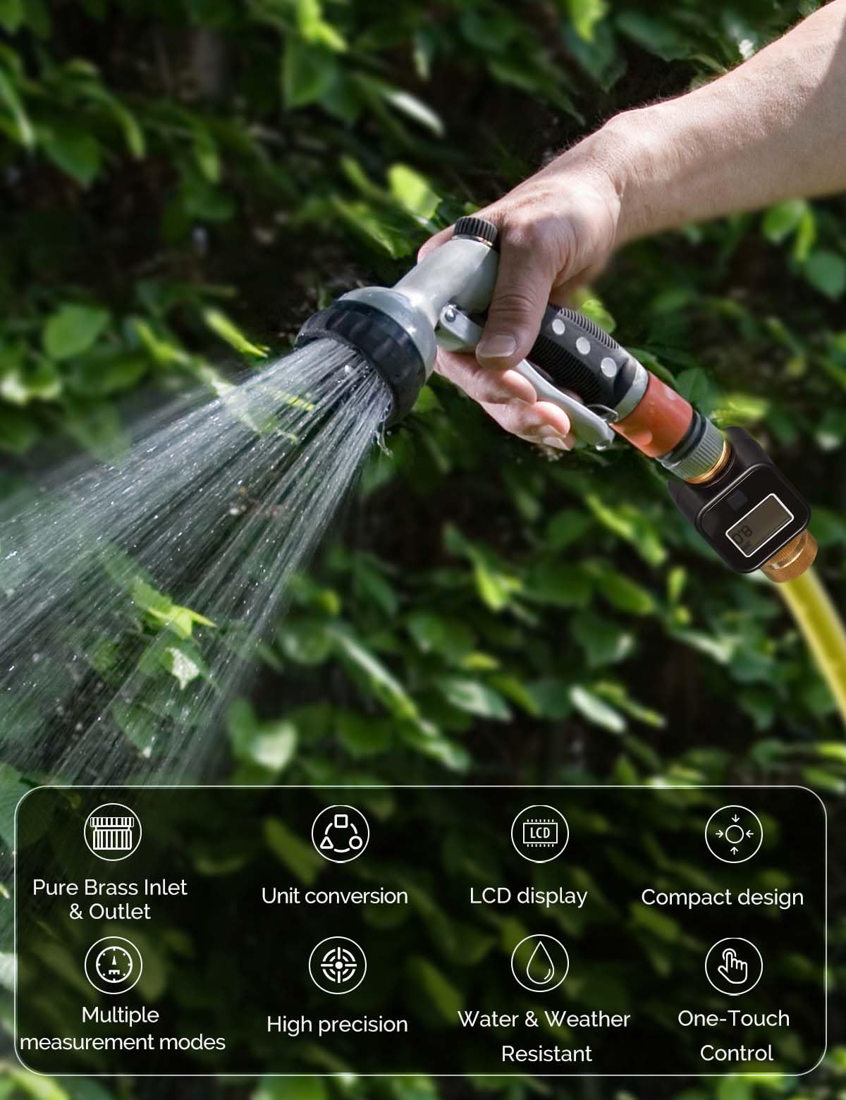 MOES high-accuracy measurement with hall sensor for reliable readings.