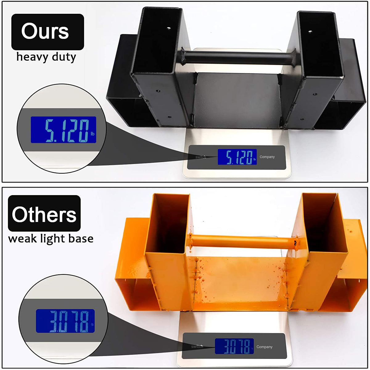 MOFEEZ adjustable-length bracket adapts to different wood bundles.