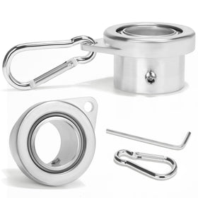 MOFEEZ flag pole rings with 360° rotation prevent tangling for smooth flag movement.