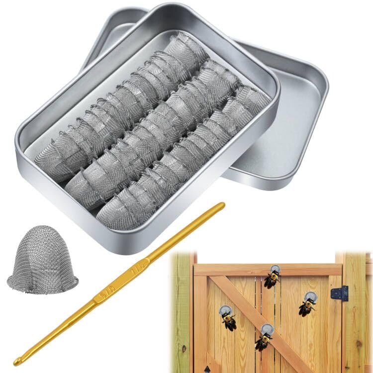 Mofuiry bee hole plug kit packaging showing the contents.