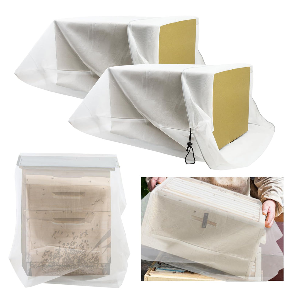 Mofuiry beehive mesh transport bag two-pack 35x37 inches for safe hive transport