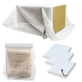 Mofuiry beehive mesh transport bag 35x37 keeps bees secure during transport