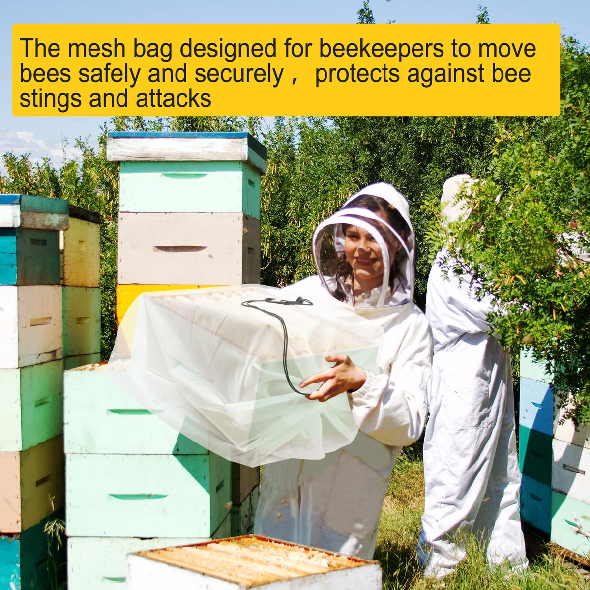 Mofuiry large 35x37 inch bag fits most hive boxes