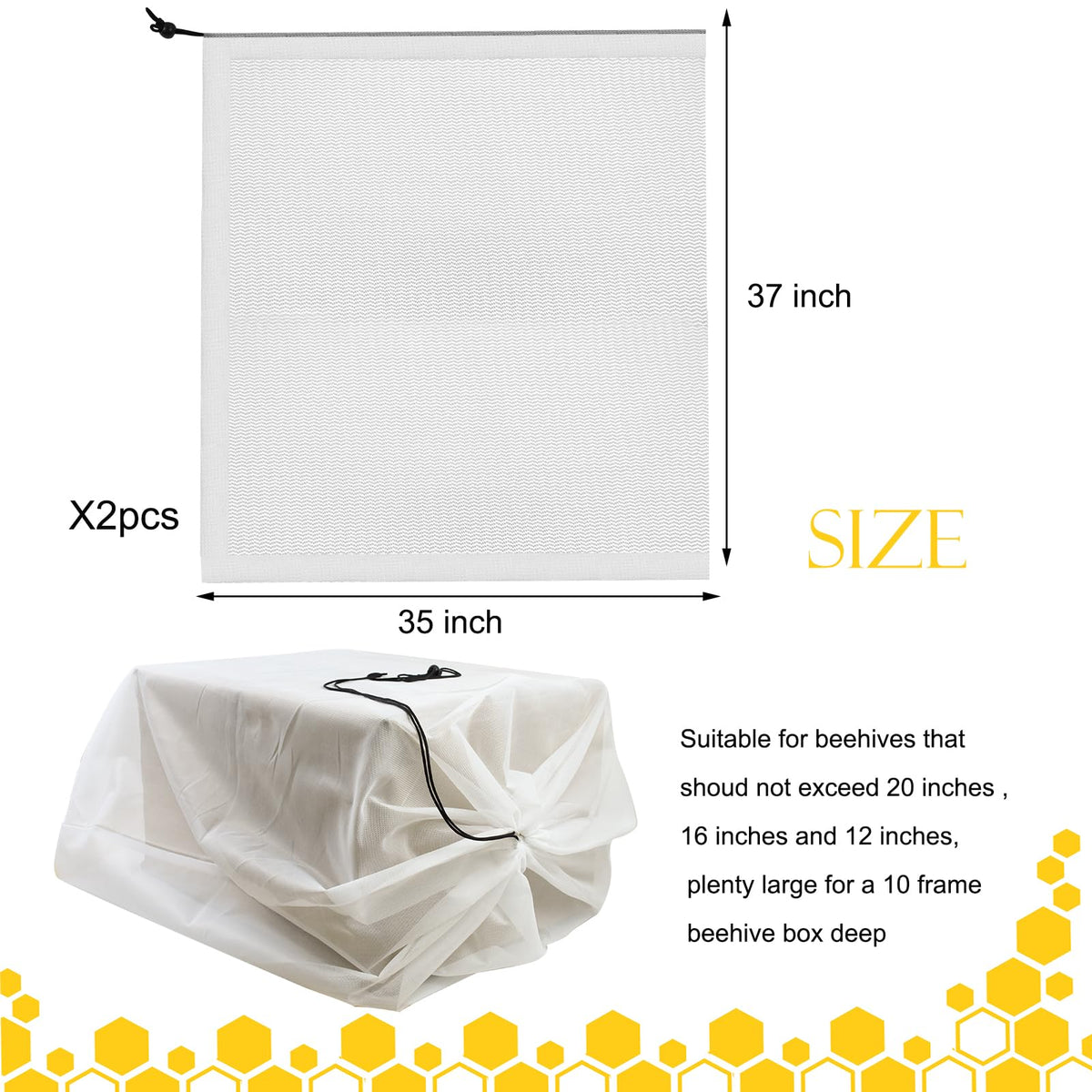 Mofuiry drawstring bag securing nuc boxes during movement