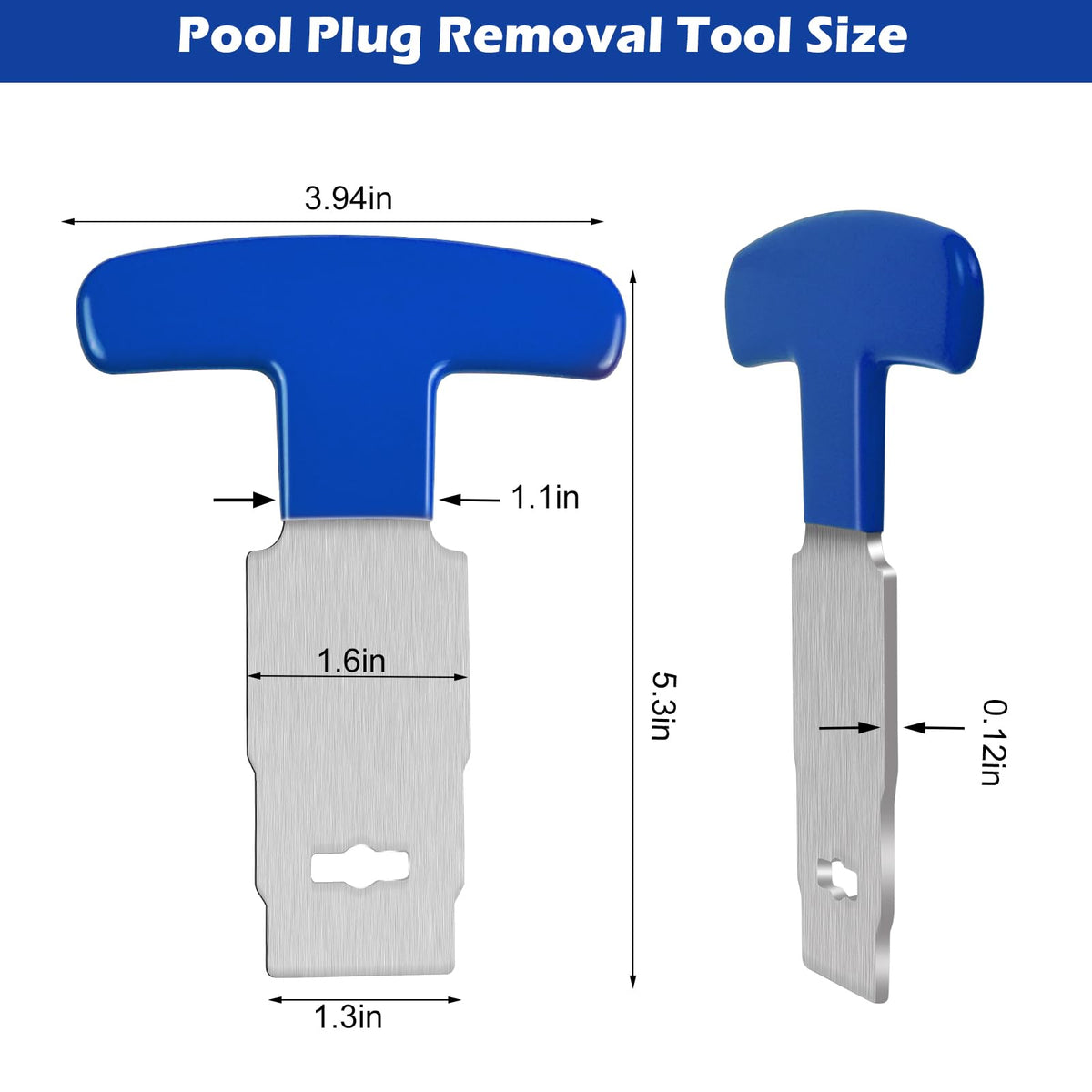 Mofuiry durable metal eyeball removal tool for quick pool jet maintenance