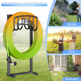 Mogaath capacity supports up to 150ft hoses for larger yard setups.