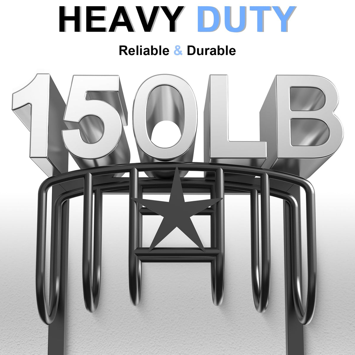 Mogaath hose holder with 4-spike base ensures stable placement during use.