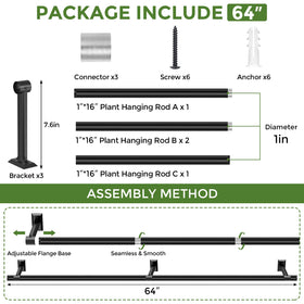 Mogaath included-accessories ensure quick setup with bracket and screws.